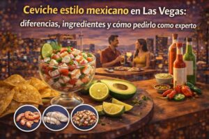 Tacos de pescado y camarón en Las Vegas