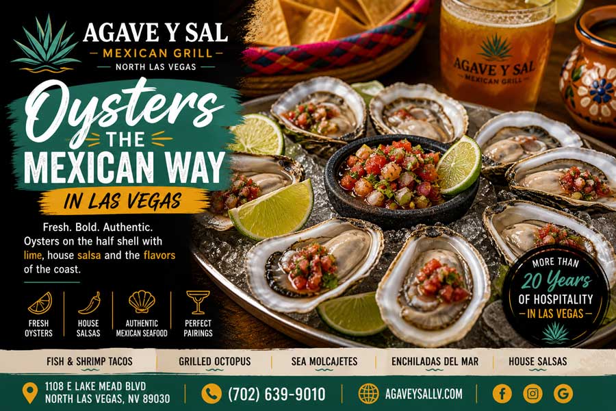Oysters the Mexican Way in Las Vegas