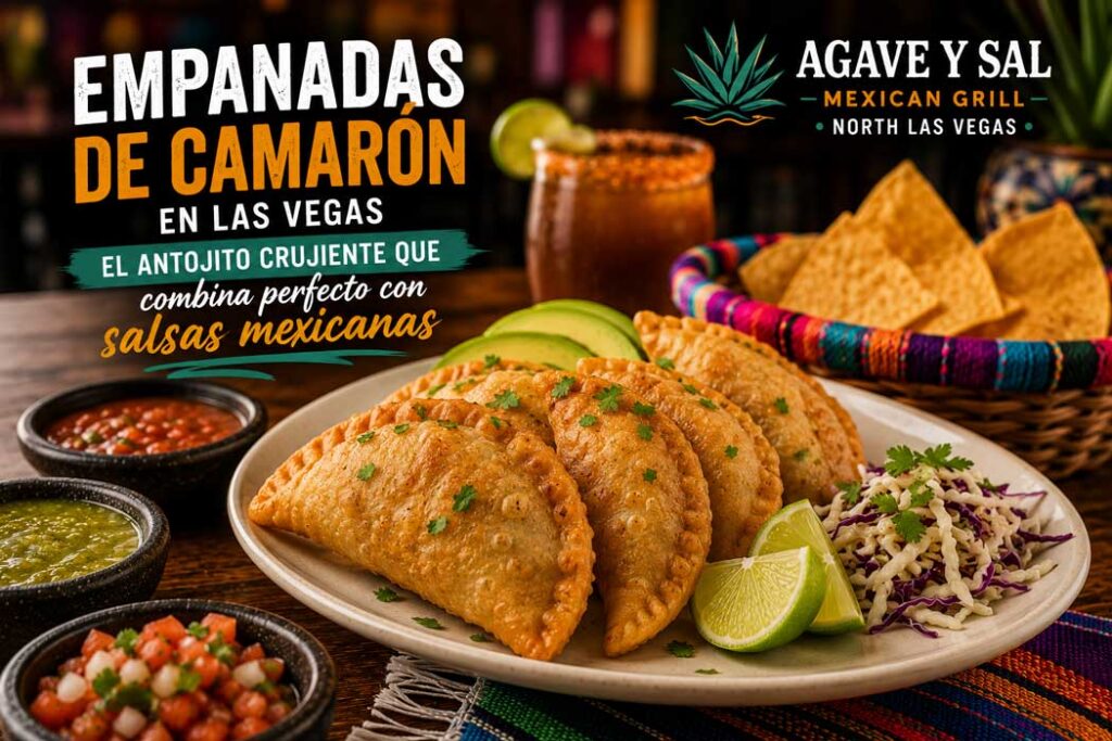 Empanadas de camarón en Las Vegas